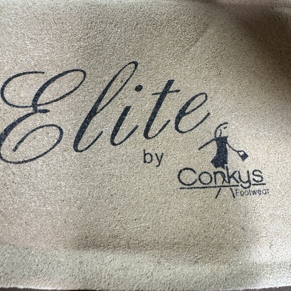 Elite By Corky’s Sandals 9 Womens Hippie Boho Adjustable Strap Artsy Tropical - Picture 8 of 8